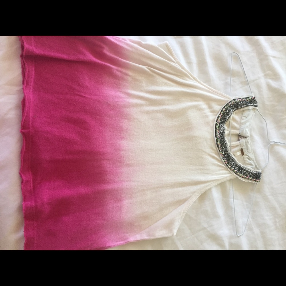 FreePeople summer top beautifully  beaded